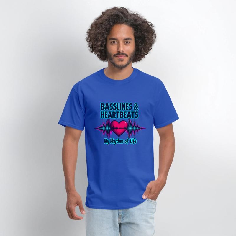Basslines & Heartbeats – My Rhythm of Life T-shirt