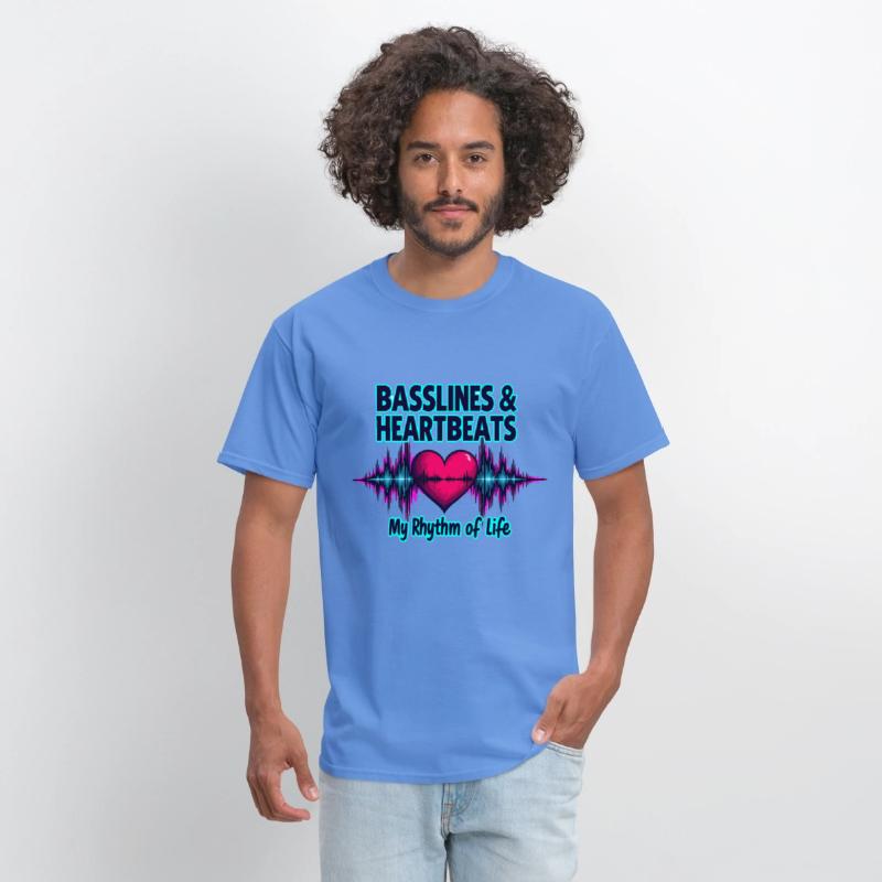 Basslines & Heartbeats – My Rhythm of Life T-shirt