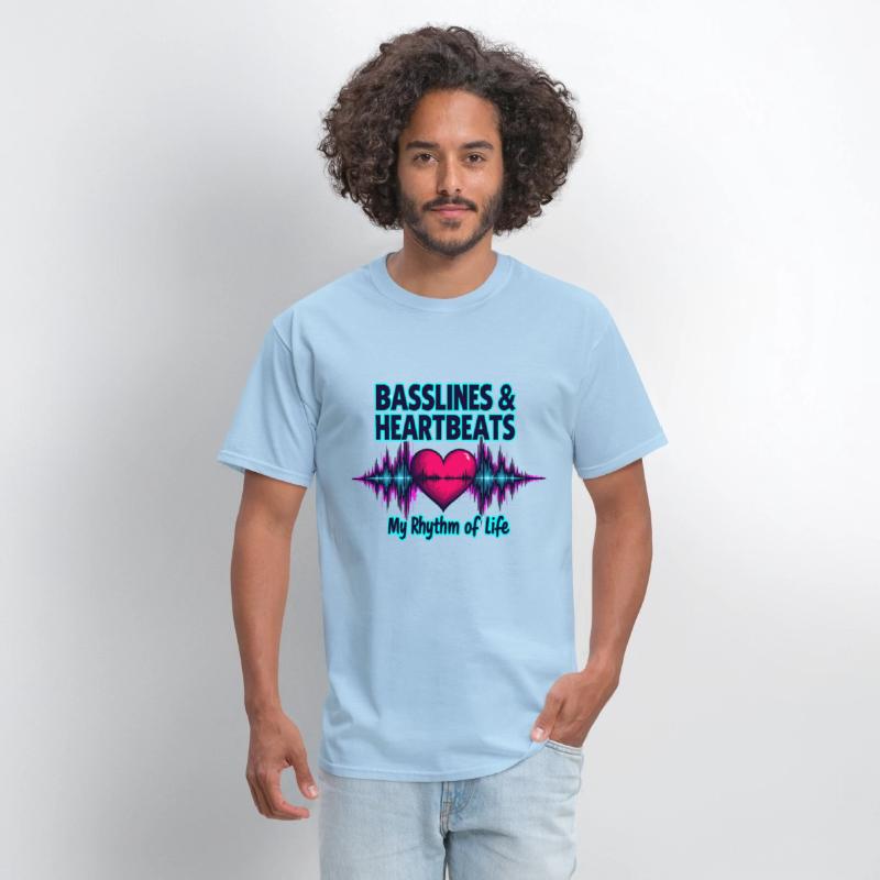 Basslines & Heartbeats – My Rhythm of Life T-shirt