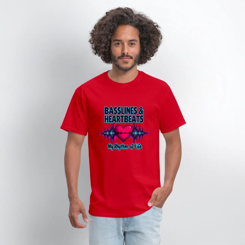 Basslines & Heartbeats – My Rhythm of Life T-shirt