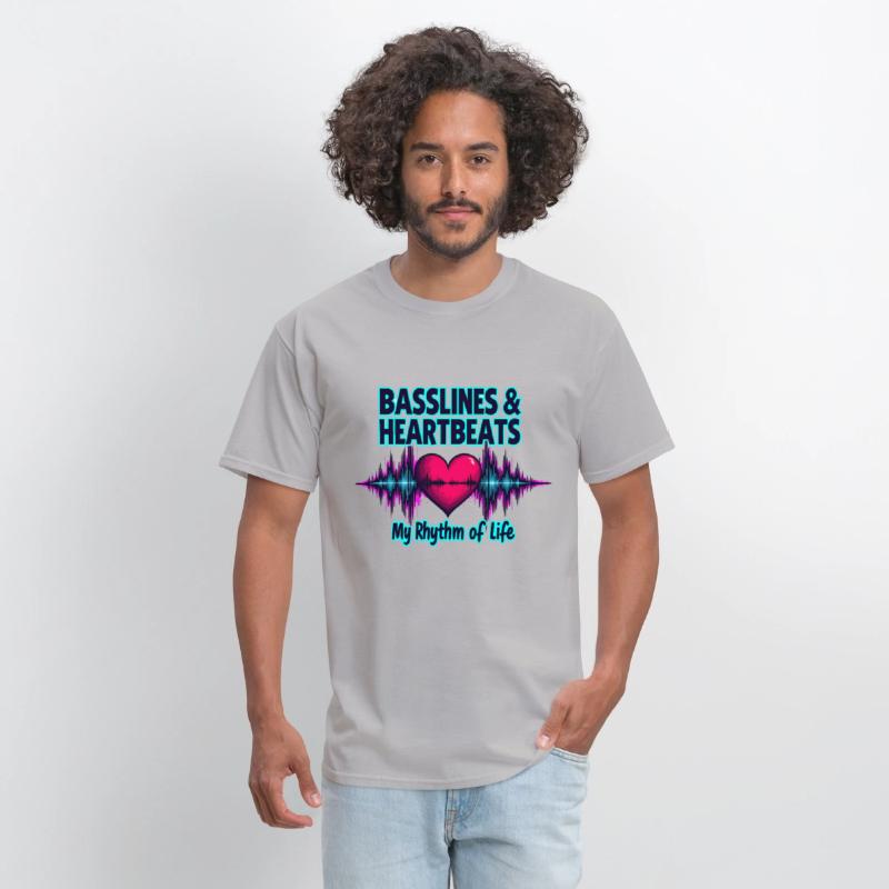 Basslines & Heartbeats – My Rhythm of Life T-shirt