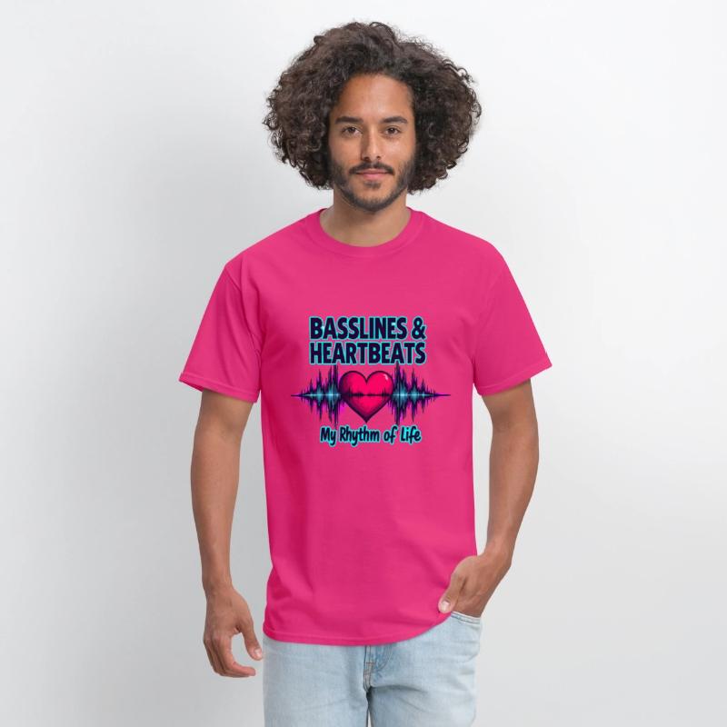 Basslines & Heartbeats – My Rhythm of Life T-shirt