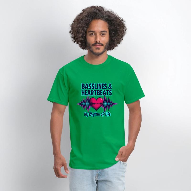 Basslines & Heartbeats – My Rhythm of Life T-shirt