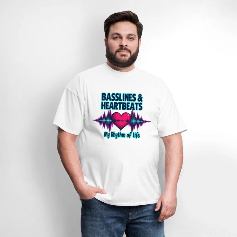 Basslines & Heartbeats – My Rhythm of Life T-shirt