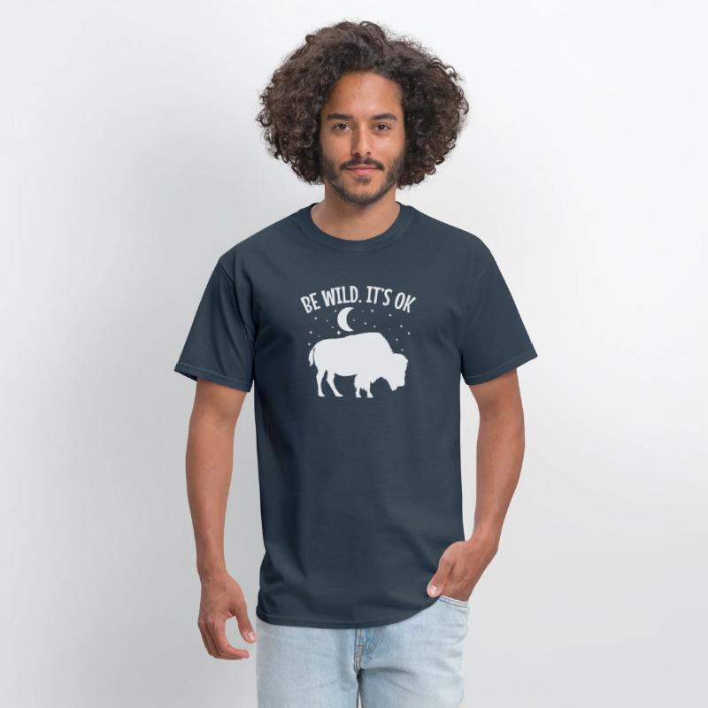 Be wild It's ok Bison Animal
