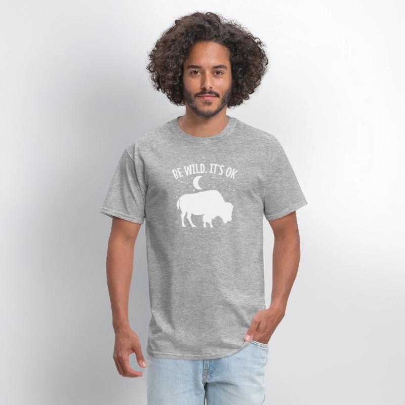 Be wild It's ok Bison Animal