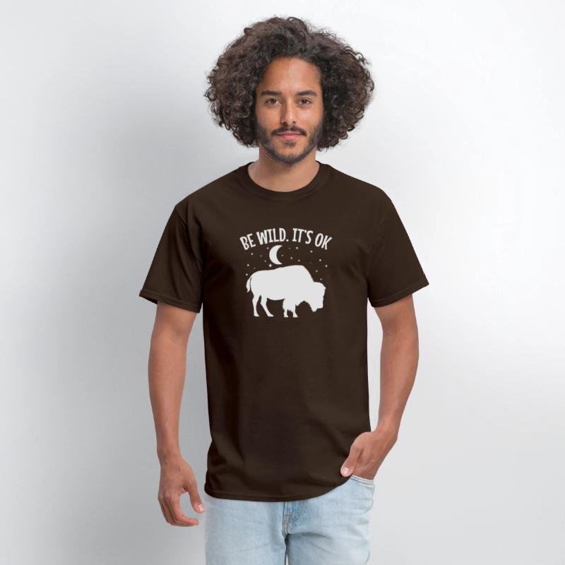 Be wild It's ok Bison Animal