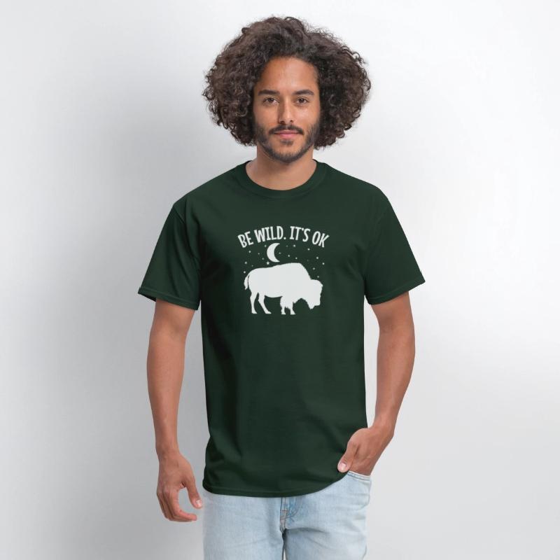 Be wild It's ok Bison Animal