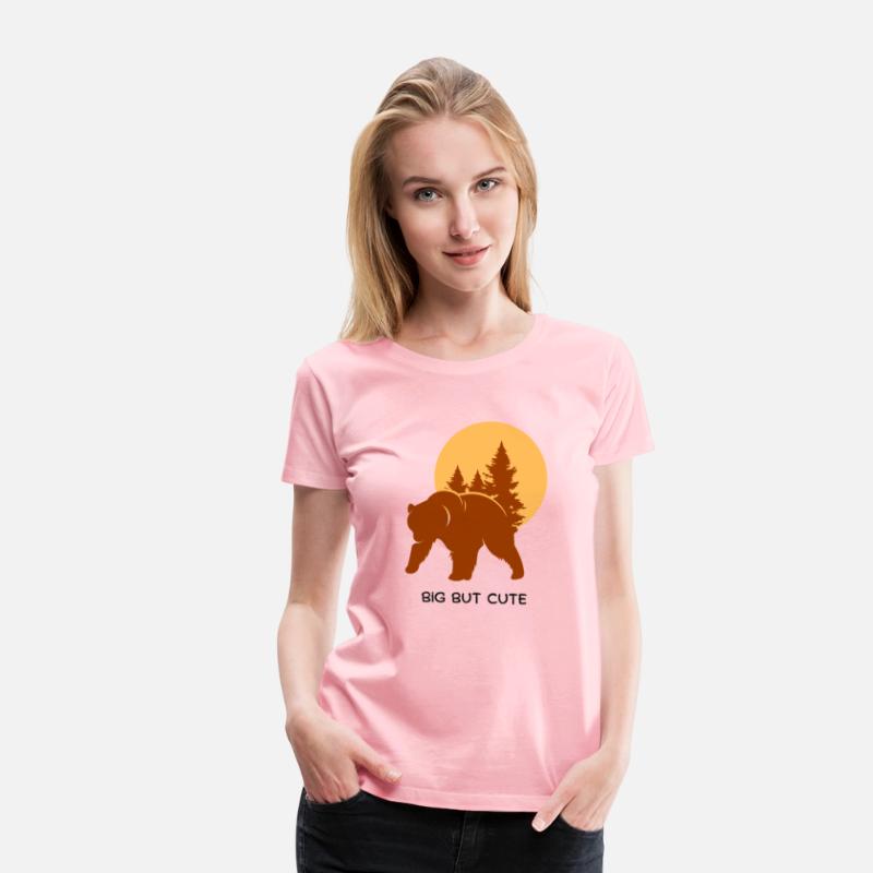 Bear Head Cute Bear Lover Women Men T-Shirt Bear