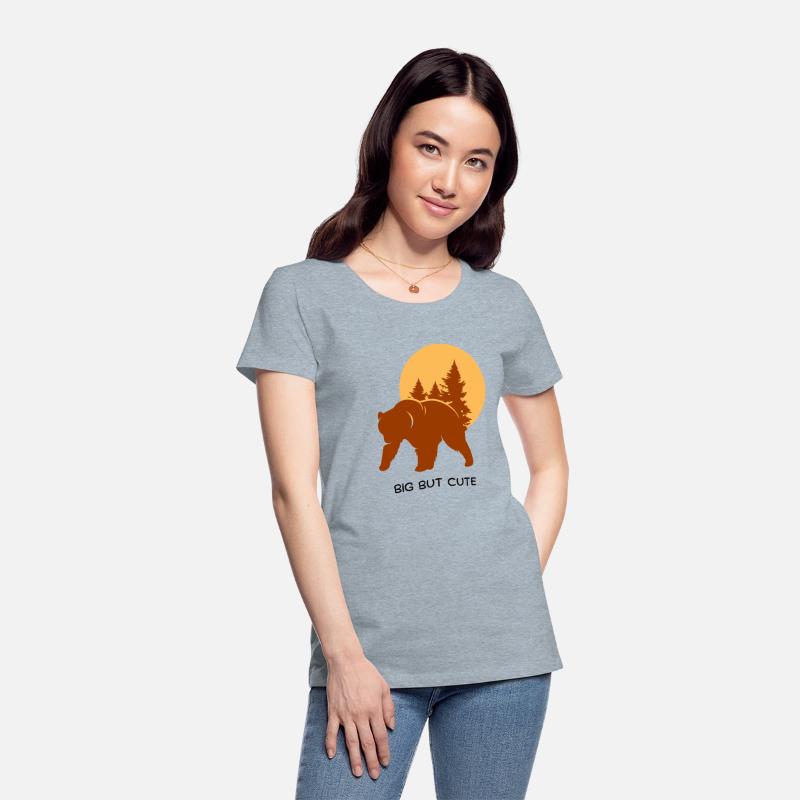 Bear Head Cute Bear Lover Women Men T-Shirt Bear