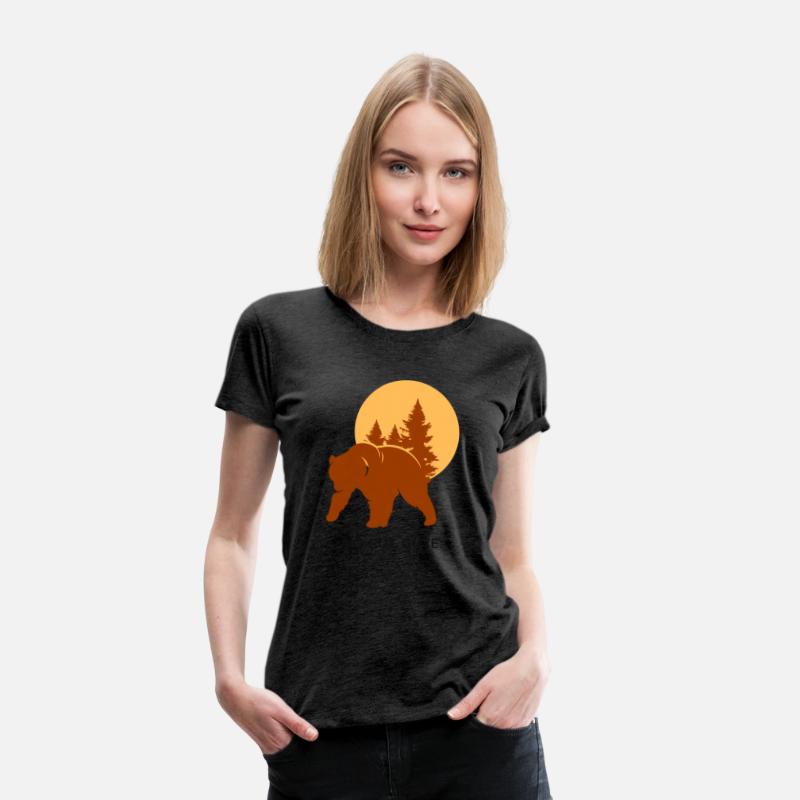 Bear Head Cute Bear Lover Women Men T-Shirt Bear
