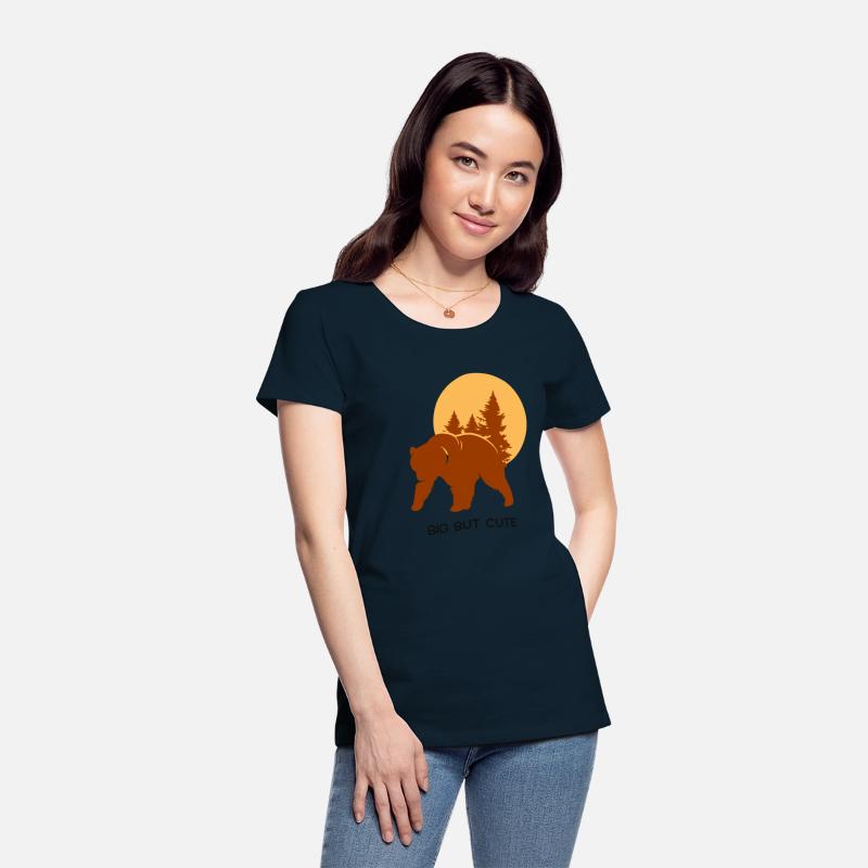Bear Head Cute Bear Lover Women Men T-Shirt Bear