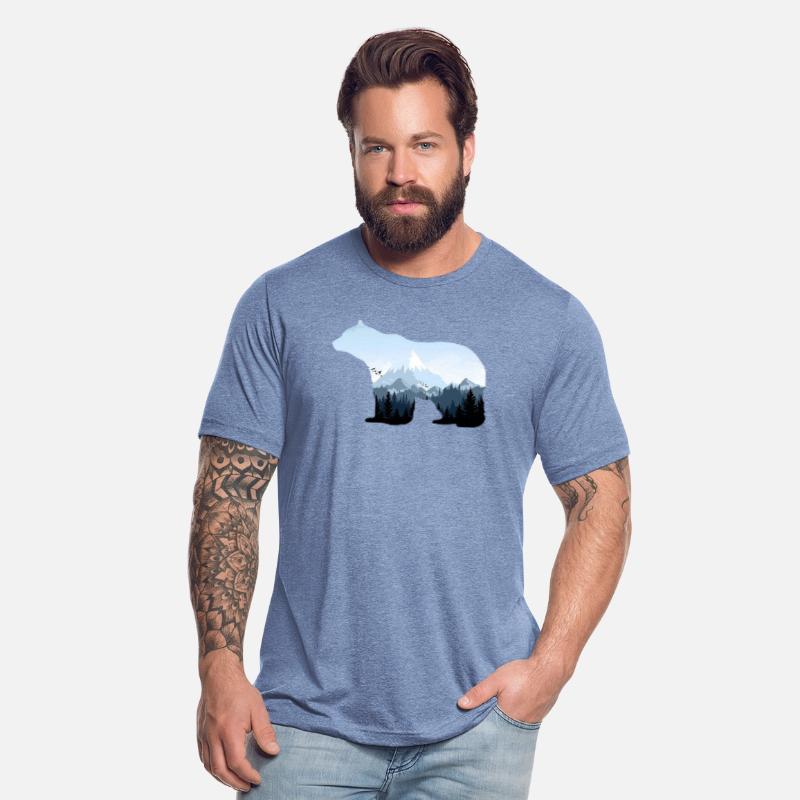 BEAR MOON MOUNTAIN SNOW TSHIRT