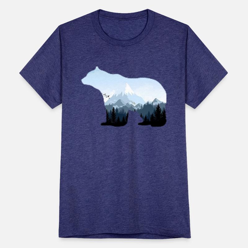 BEAR MOON MOUNTAIN SNOW TSHIRT