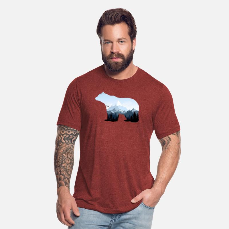 BEAR MOON MOUNTAIN SNOW TSHIRT