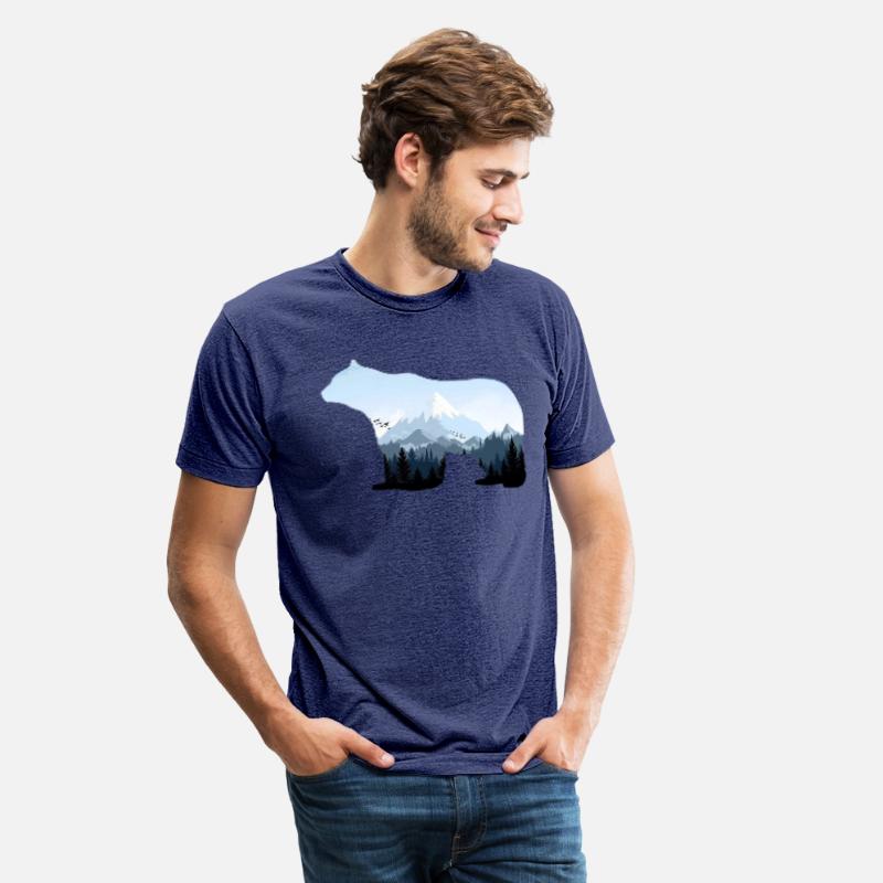 BEAR MOON MOUNTAIN SNOW TSHIRT