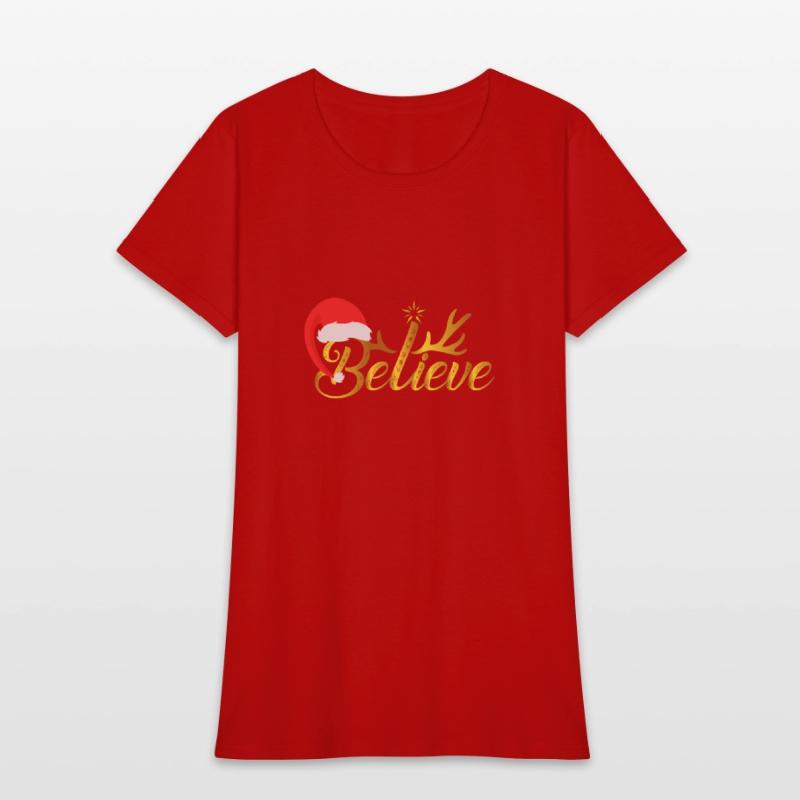 Believe Christmas themed design