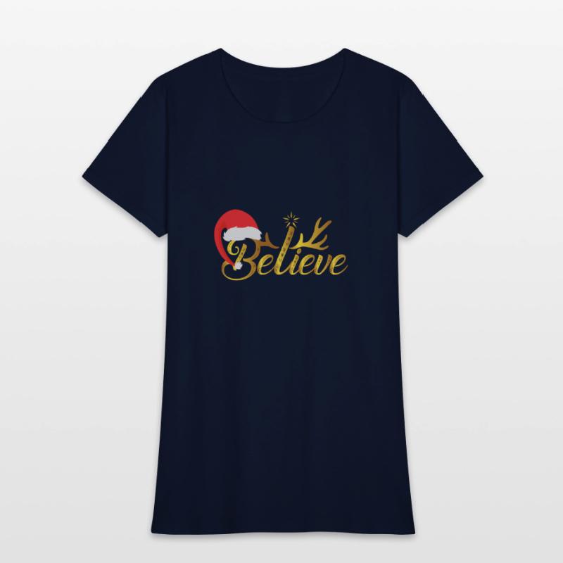 Believe Christmas themed design