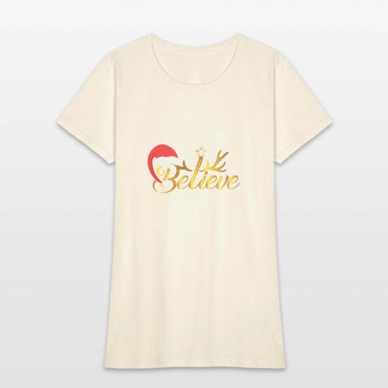 Believe Christmas themed design