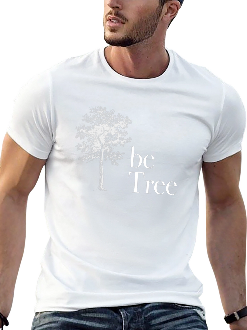 Be Tree Graphic Tee - Nature Inspired Shirt