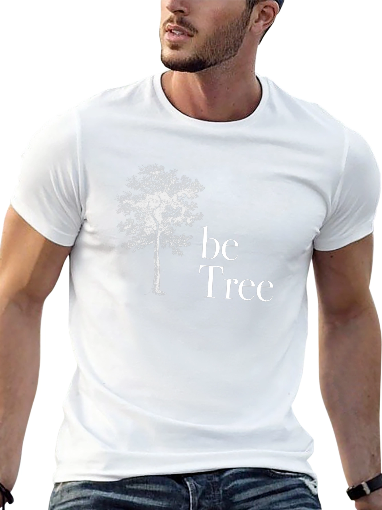 Be Tree Graphic Tee - Nature Inspired Shirt