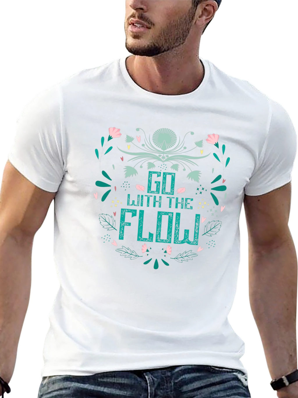 Go With The Flow Graphic Tee - Relaxed Fit