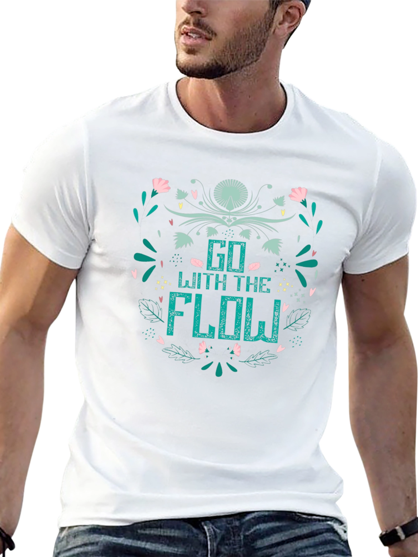 Go With The Flow Graphic Tee - Relaxed Fit