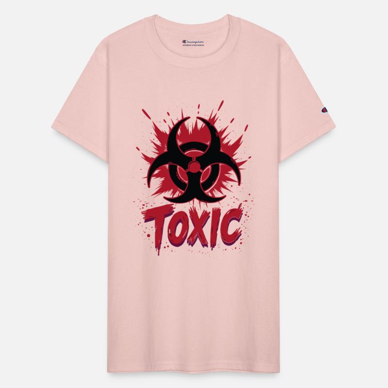 Biohazard Symbol Toxic Grunge Style