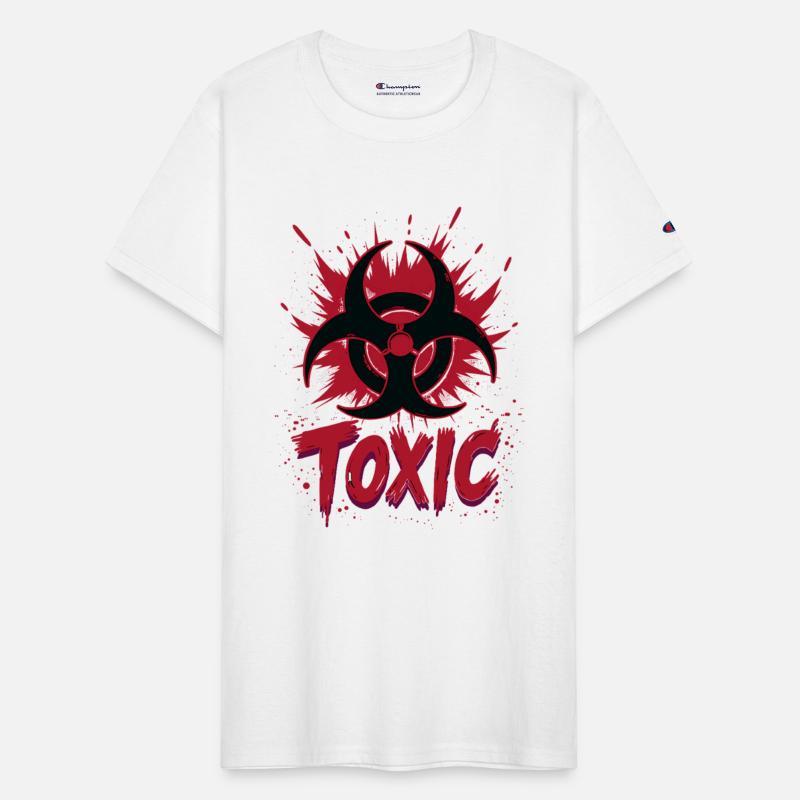 Biohazard Symbol Toxic Grunge Style