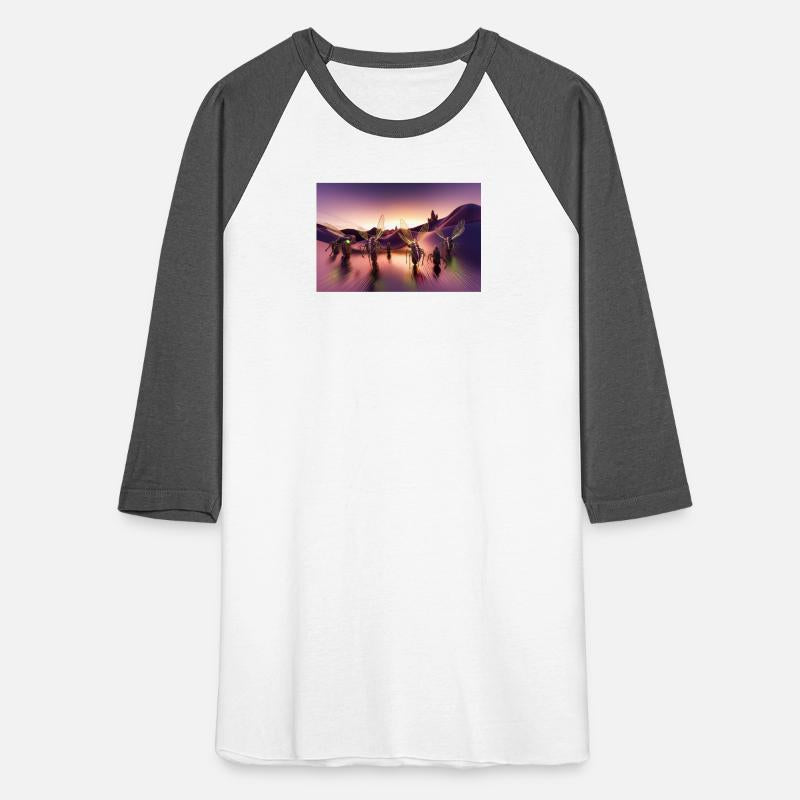 Bioluminescent Bees in a Surreal Desert