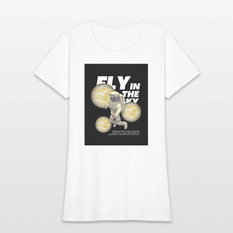 Black and White Typography T Shirt