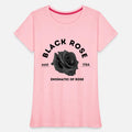 Black Rose Design Enigmatic Rose T Shirt