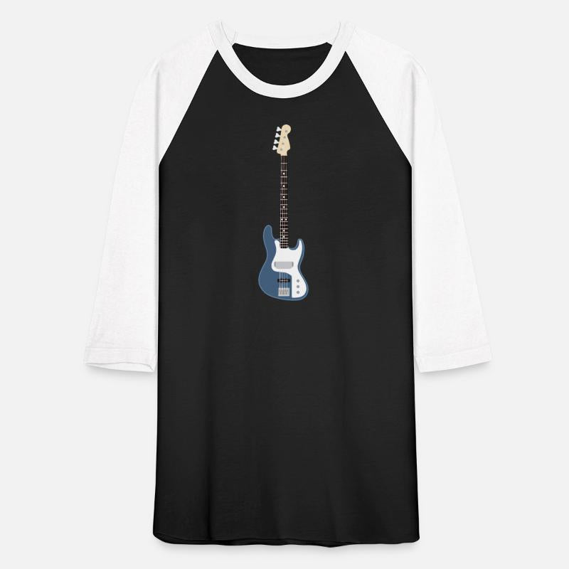 Blue Bass guitar