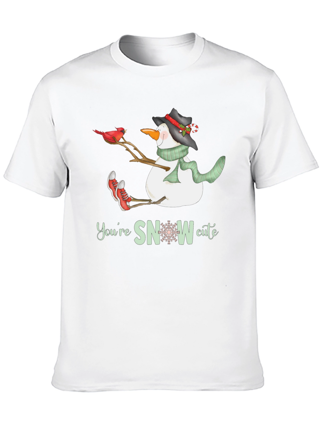 Cute Snowman Graphic Tee