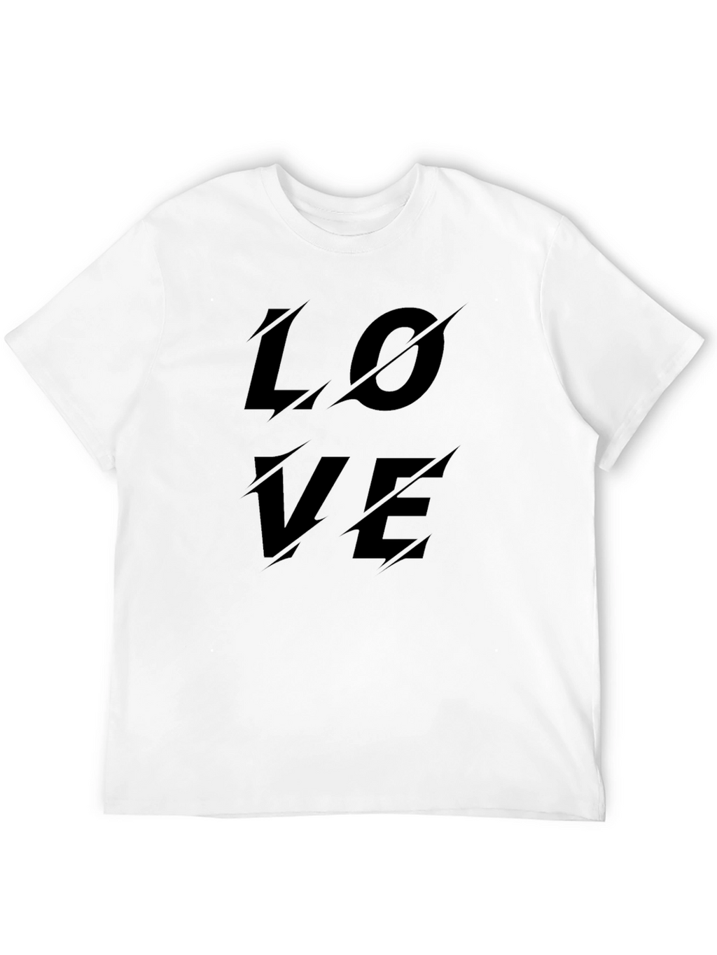 Edgy LOVE Graphic Tee - Modern Stylish Design