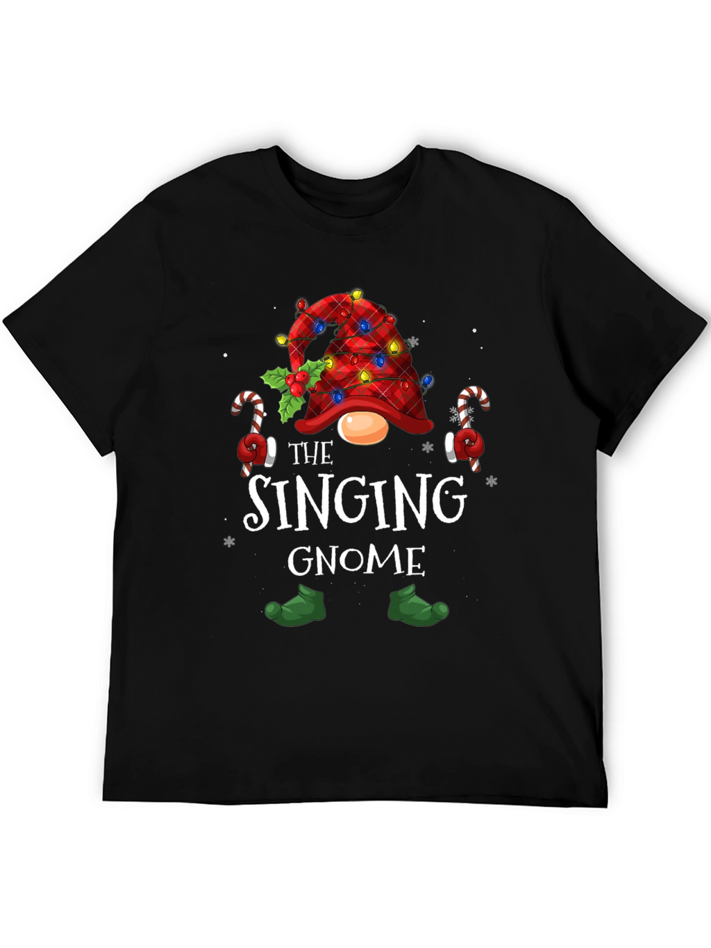 Singing Gnome Christmas T-Shirt