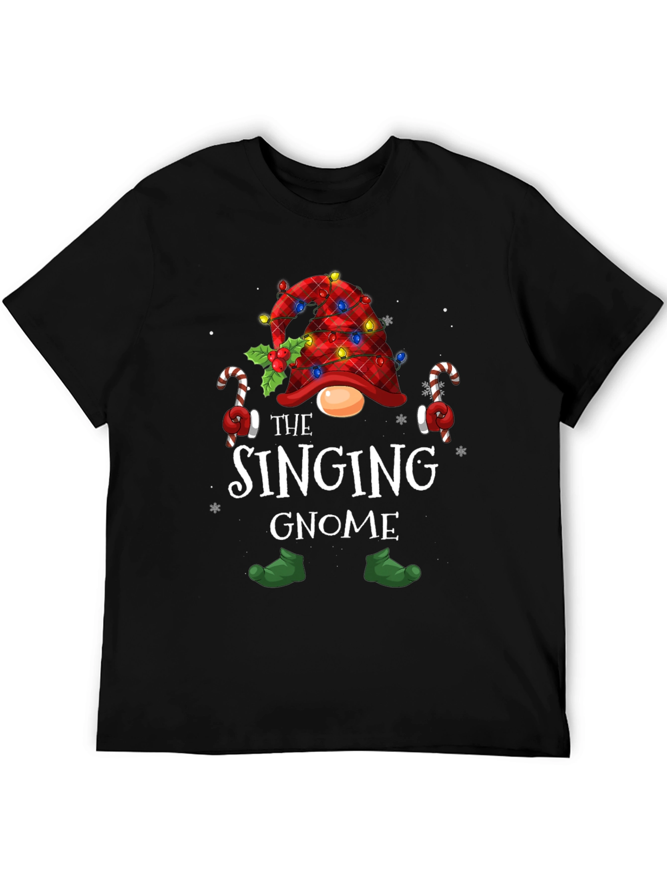 Singing Gnome Christmas T-Shirt