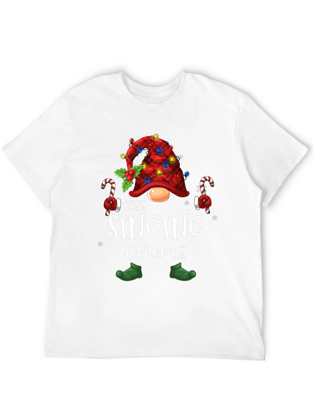 Singing Gnome Christmas T-Shirt