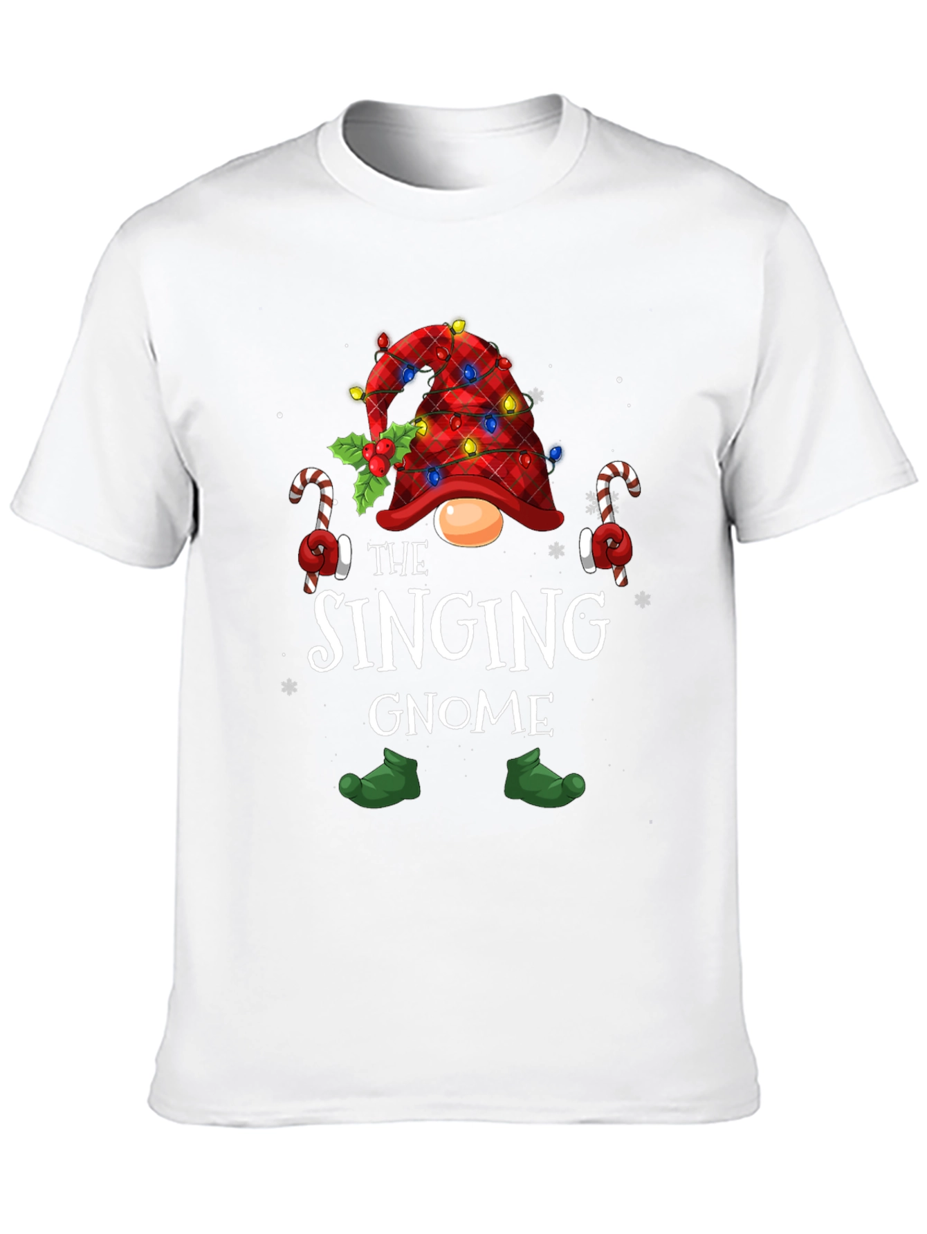 Singing Gnome Christmas T-Shirt
