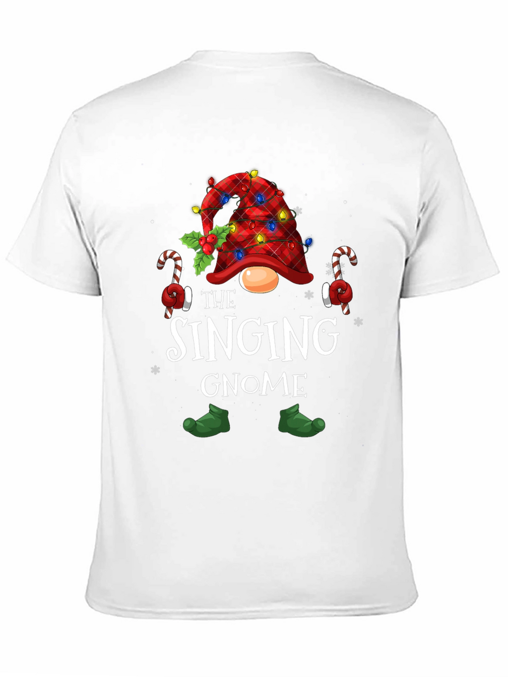 Singing Gnome Christmas T-Shirt
