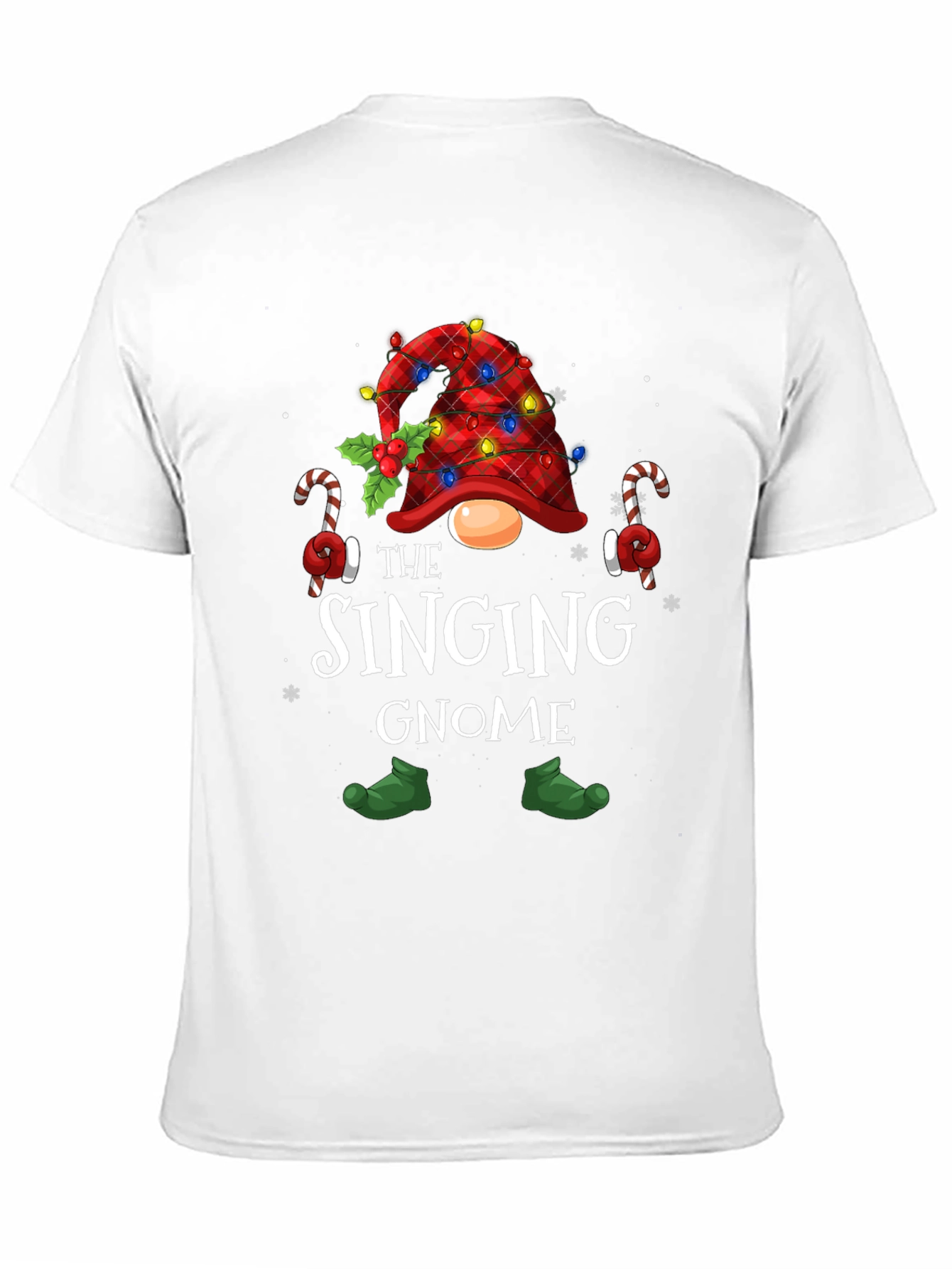 Singing Gnome Christmas T-Shirt