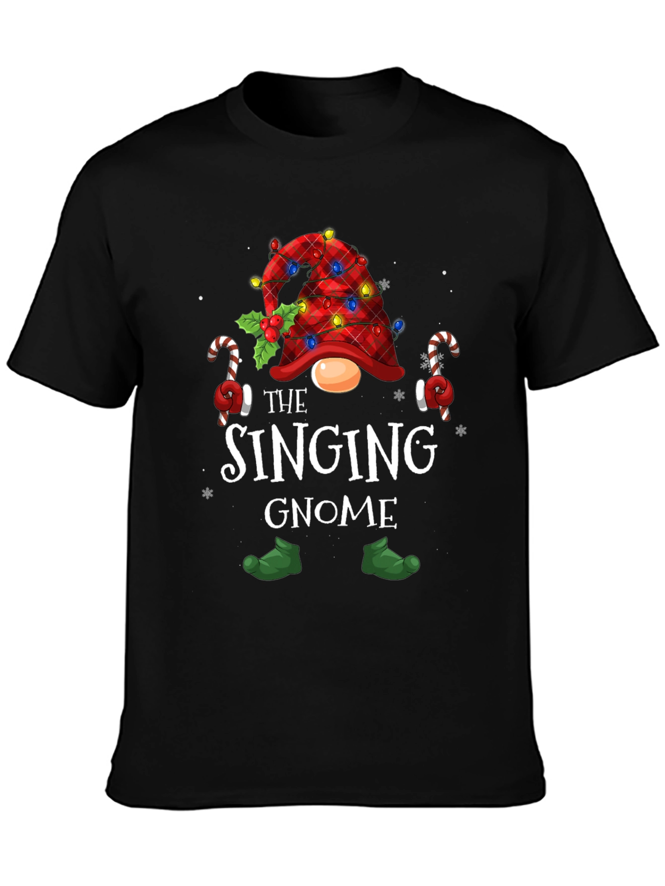 Singing Gnome Christmas T-Shirt