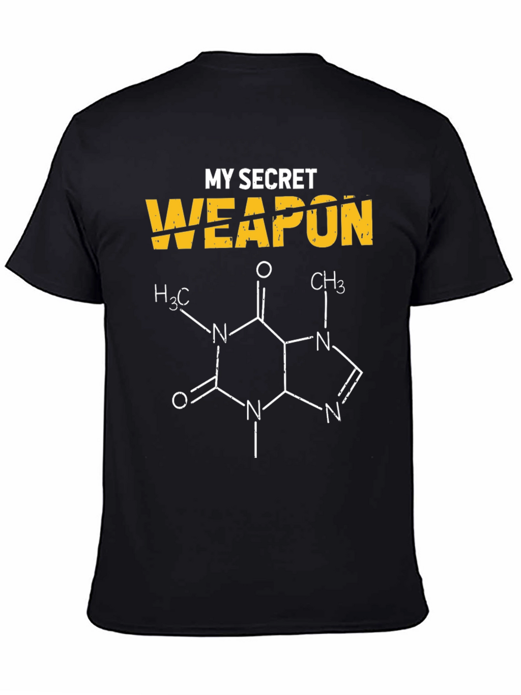 My Secret Weapon Caffeine Molecule T-Shirt