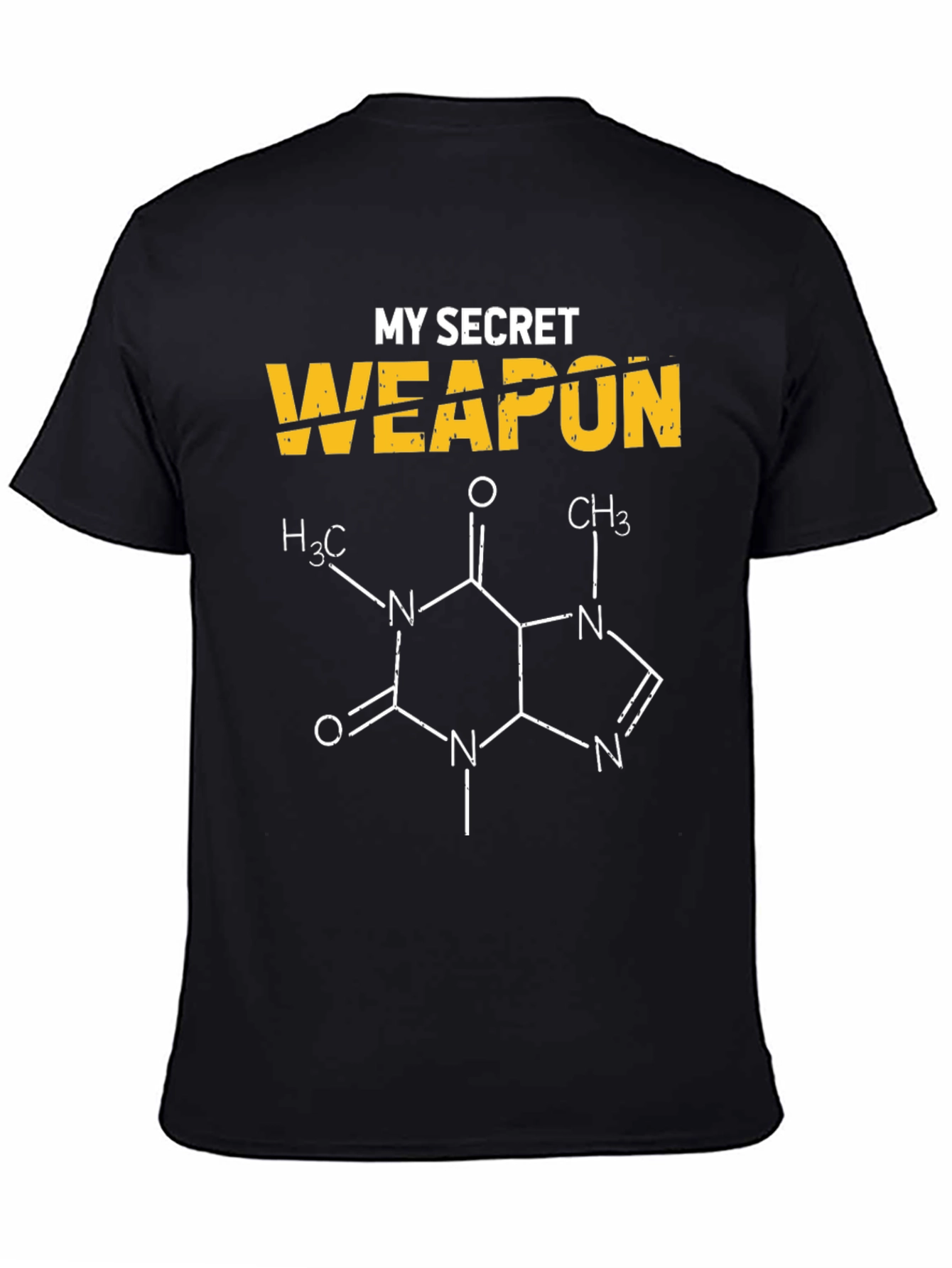 My Secret Weapon Caffeine Molecule T-Shirt