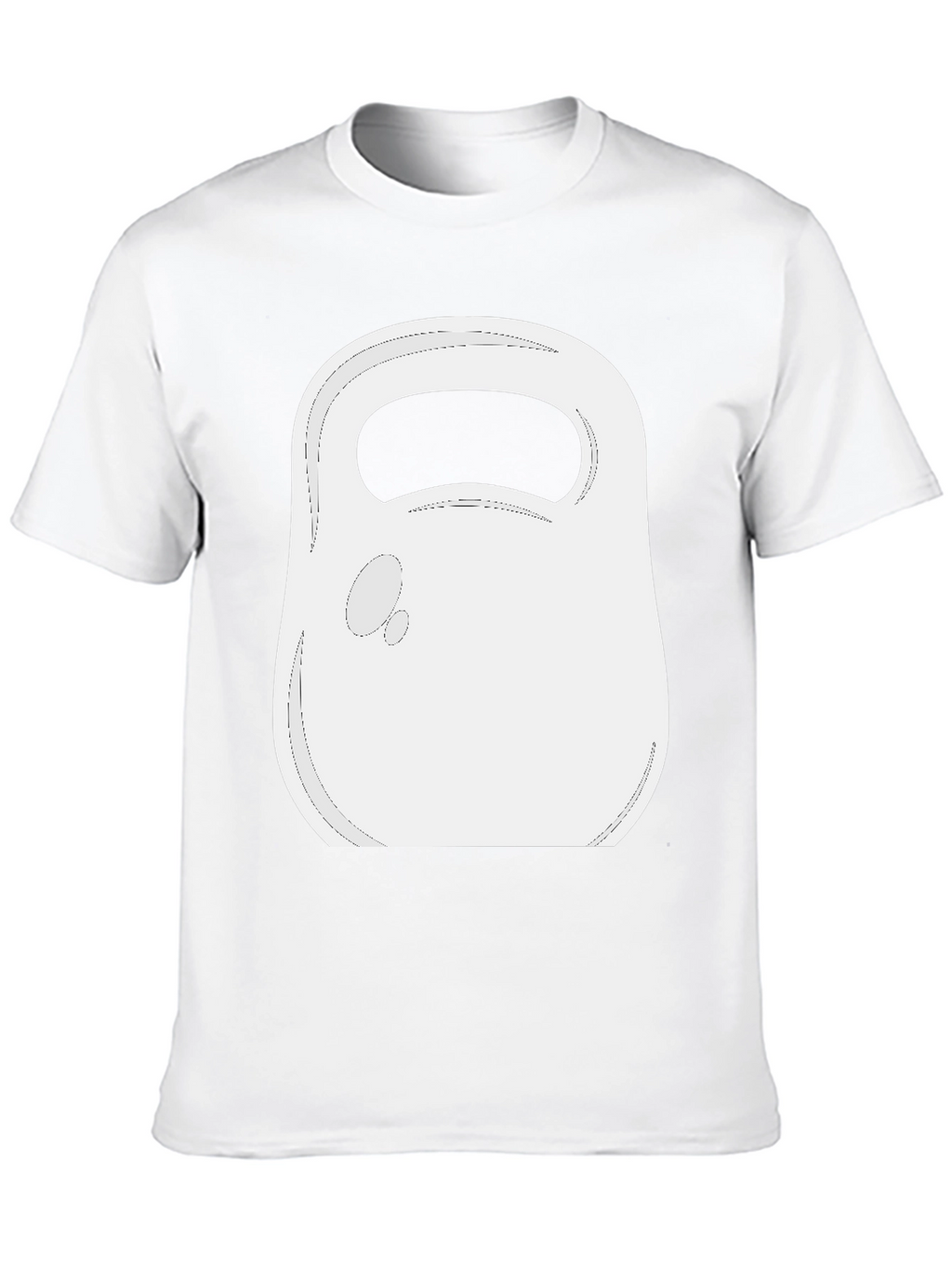 Kettlebell Graphic Tee - Black Cotton Gym Shirt