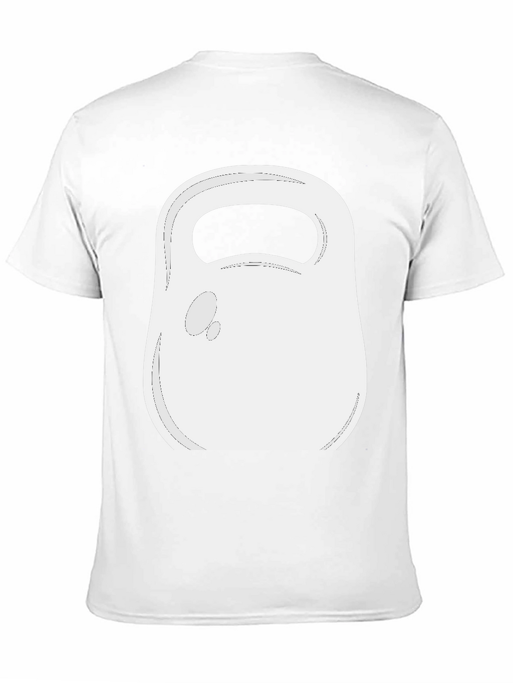 Kettlebell Graphic Tee - Black Cotton Gym Shirt