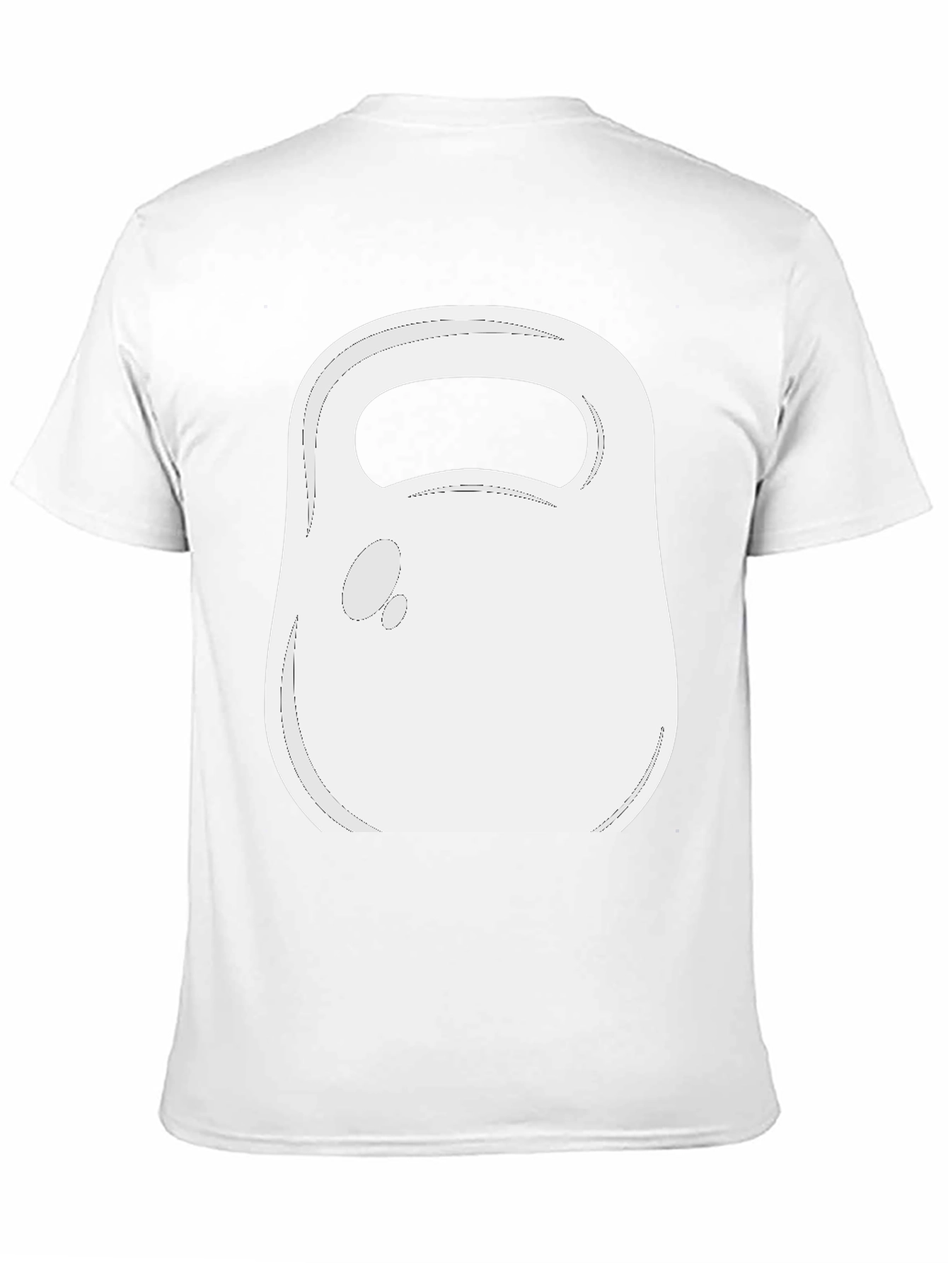 Kettlebell Graphic Tee - Black Cotton Gym Shirt