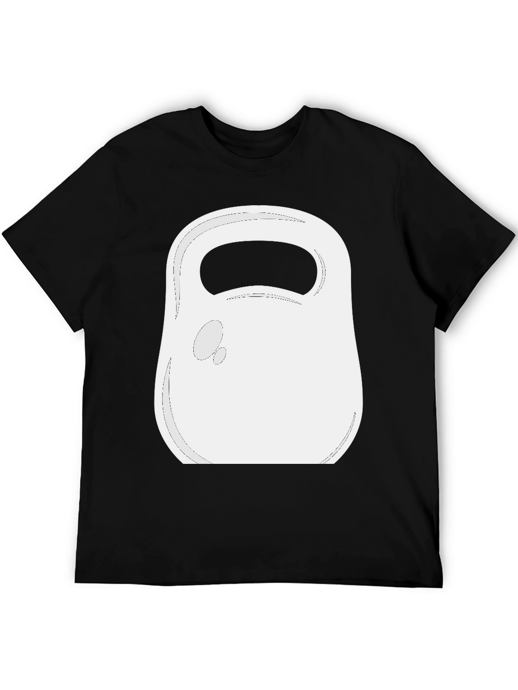 Kettlebell Graphic Tee - Black Cotton Gym Shirt
