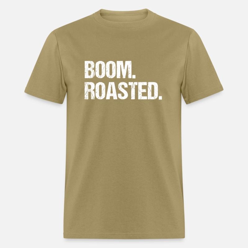 Boom Roasted Distressed Saying