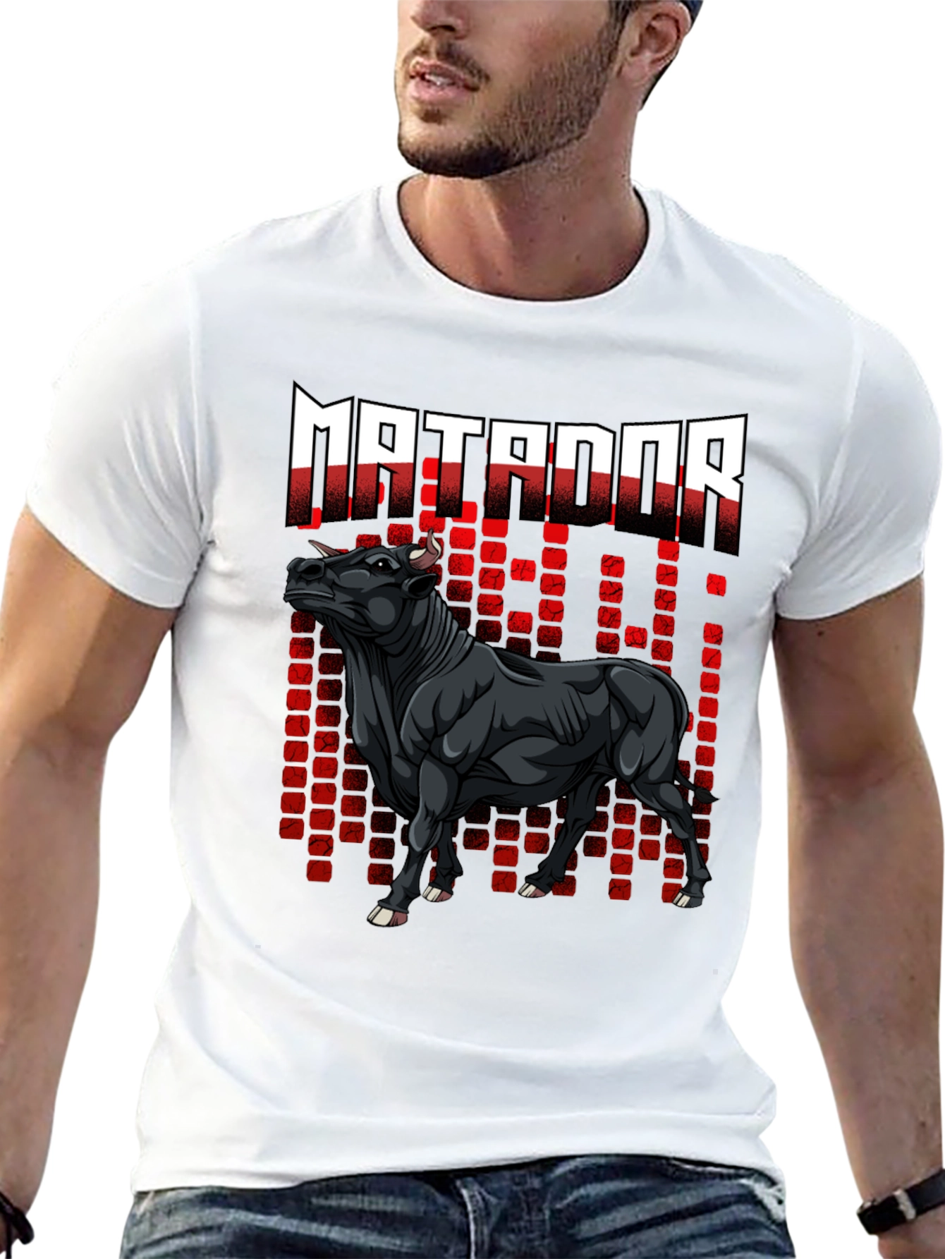 Matador Bull Graphic T-Shirt - Bold Design